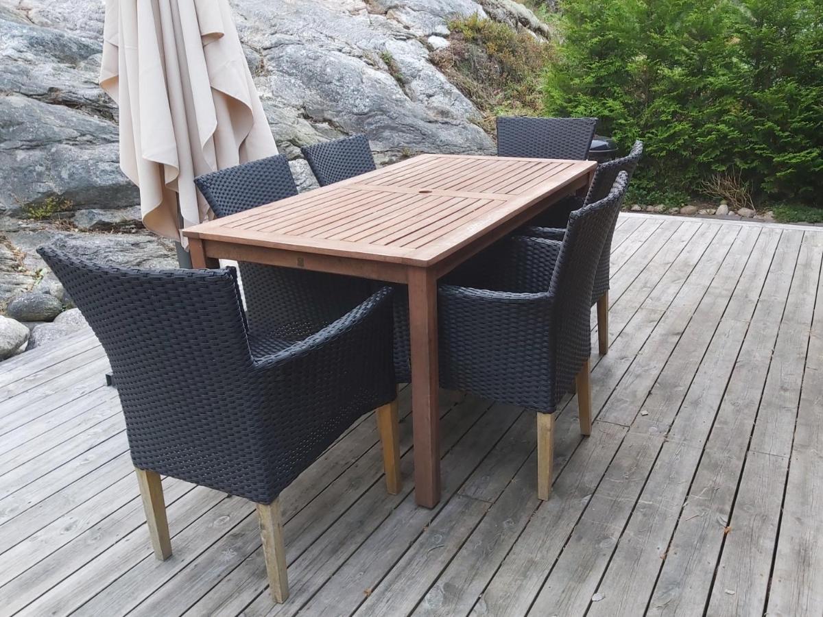 Hallestrand Cottage Krabban Strömstad Buitenkant foto